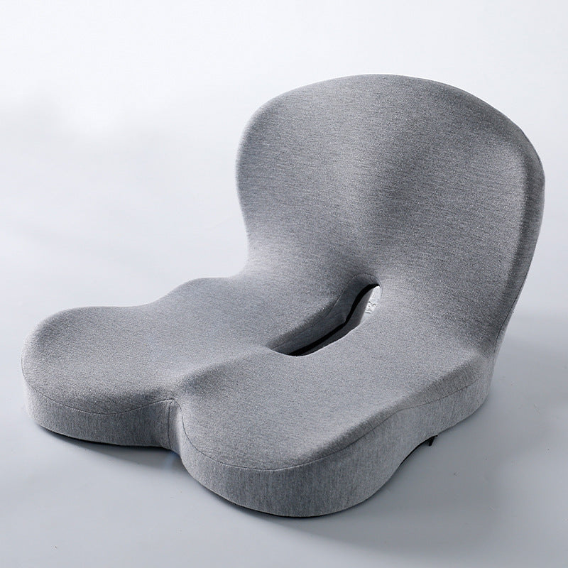 Coussin intégré en coton à mémoire de forme, coussin intégré pour dossier, coussin d'étudiant, coussin de chaise de bureau, coussin de protection de la taille de voiture, coussin de pet