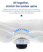 Waist Massager Lumbar Traction Inflatable Hot Compress Back Cervical Stretcher Massage Air Pressure Reduce Relief Pain
