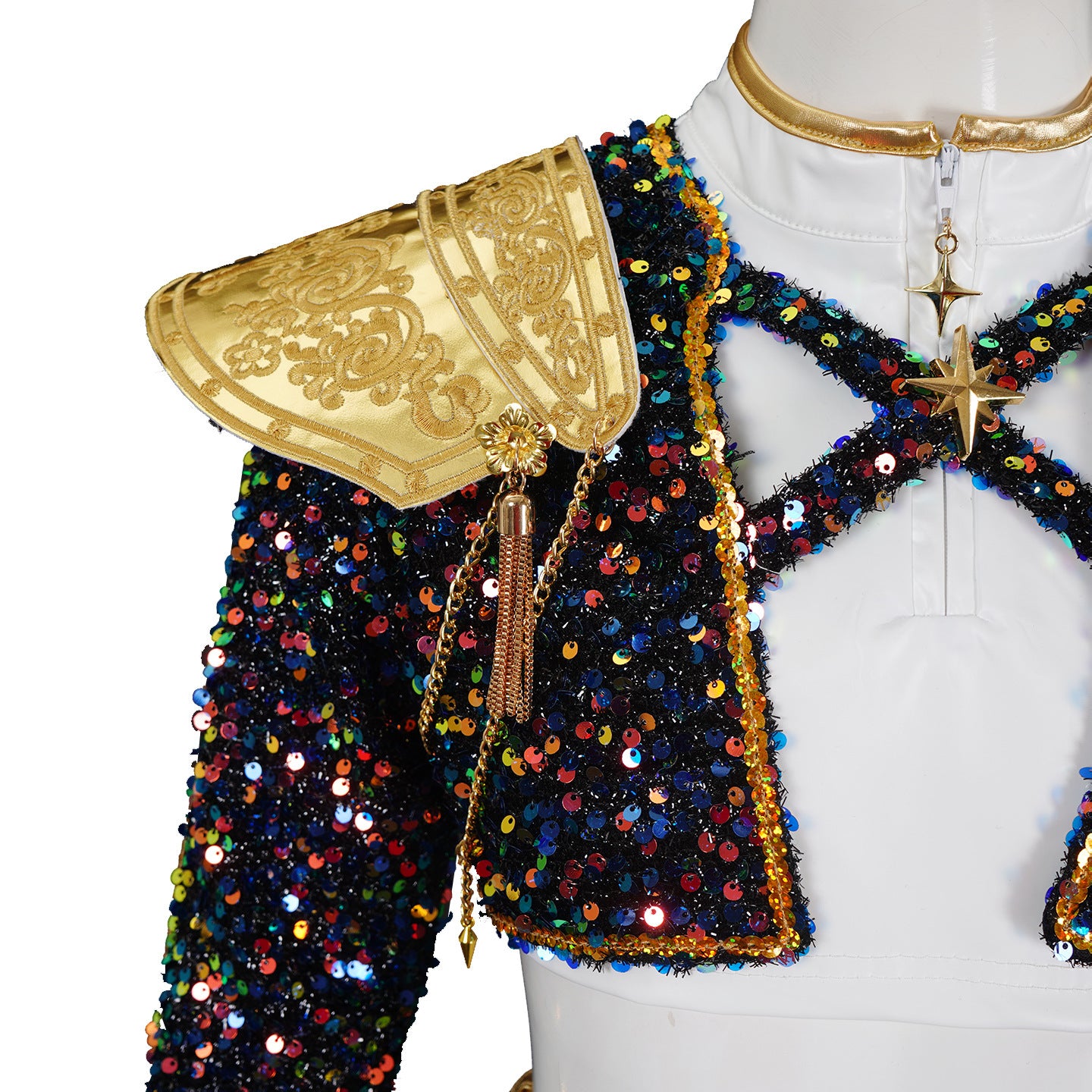 K-POP Witch Hunt girl group cosplay costume Rumi black songwriting costume stage performance costume cosplay costume