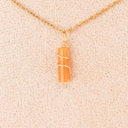 Pendentif | Mini piliers en Jade "Fleurs de prunier"